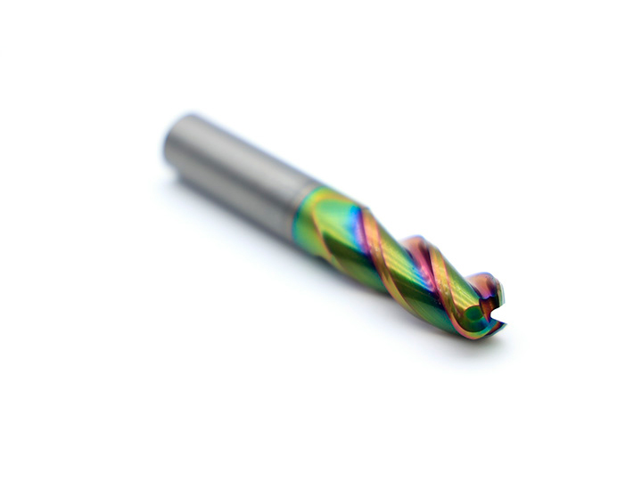 整体硬质合金三刃圆鼻刀A